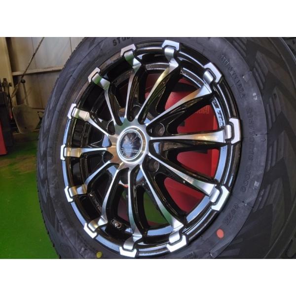 新品 スタッドレス 4本セット ハイエース200系 タイヤホイール ヨコハマ アイスガード G075 215/65R16 109/107Q 車検対応 16インチ BD12の画像