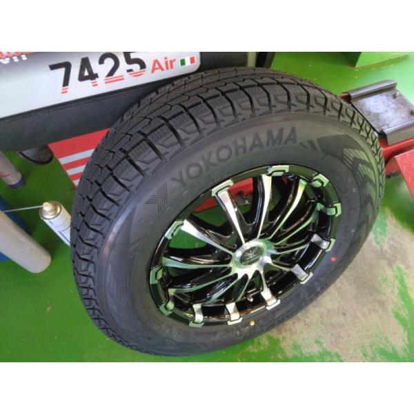 新品 スタッドレス 4本セット ハイエース200系 タイヤホイール ヨコハマ アイスガード G075 215/65R16 109/107Q 車検対応 16インチ BD12の画像