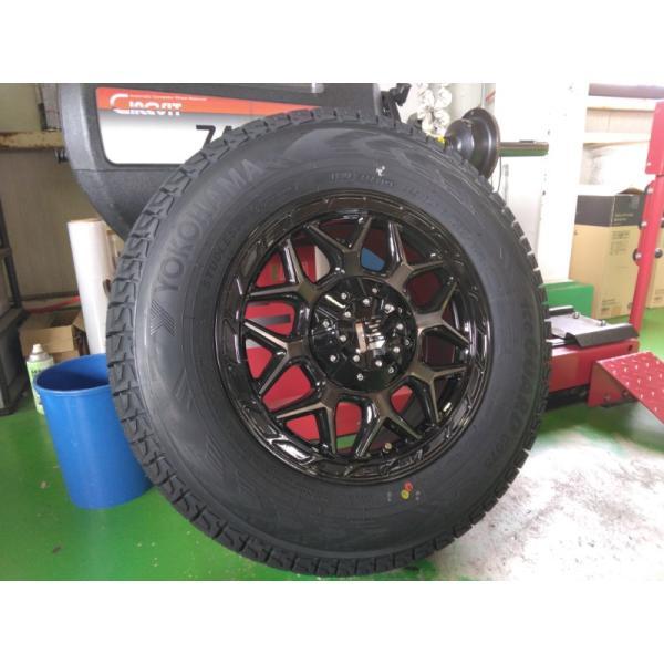 【新品4本セット】 ハイエース200系 スタッドレス ヨコハマ アイスガード SUV G075 215/65R16 車検対応 ホイールセット 16インチ LEXXEL InFerno_9