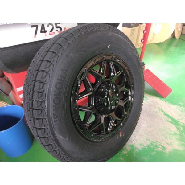 【新品4本セット】 ハイエース200系 スタッドレス ヨコハマ アイスガード SUV G075 215/65R16 車検対応 ホイールセット 16インチ LEXXEL InFerno_6
