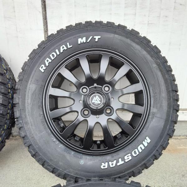 MUDSTAR 軽トラ 軽バン 新品 タイヤ ホイール 4本セット 145/80R12