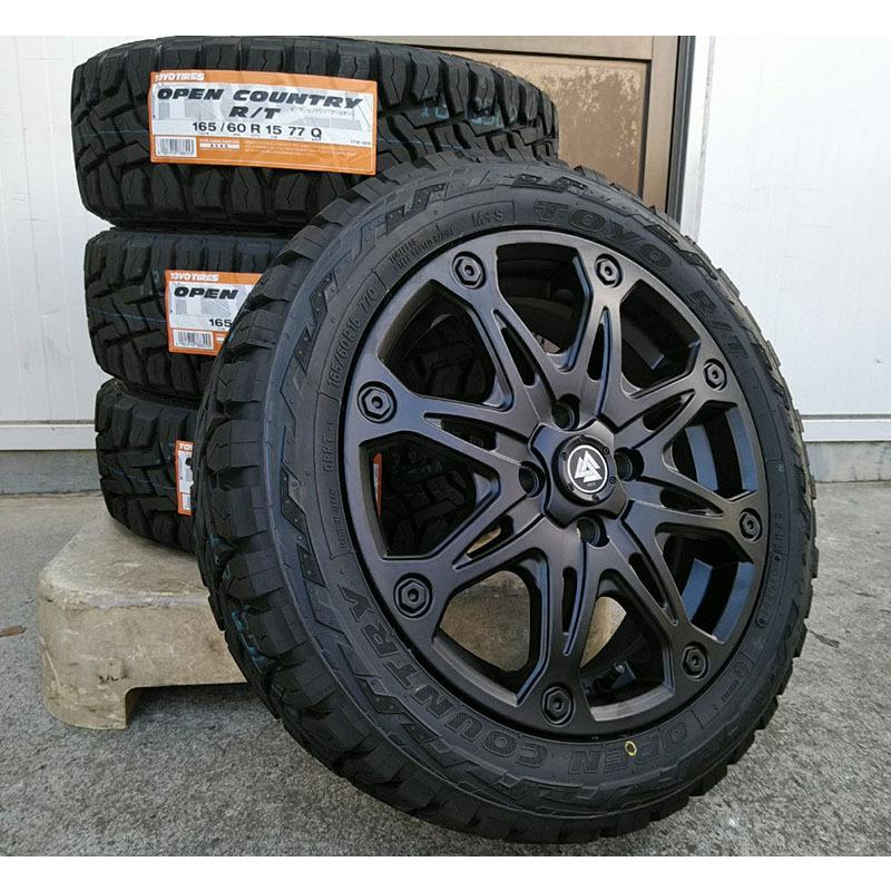 OPEN COUNTRY 10月下旬入荷N-VAN Nバン タイヤホイール 15インチ MUD-X