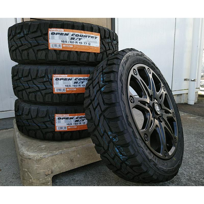 OPEN COUNTRY 10月下旬入荷N-VAN Nバン タイヤホイール 15インチ MUD-X