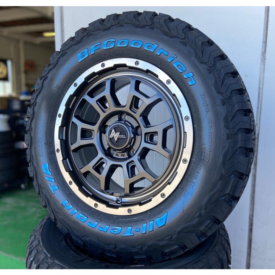 【数量限定アウトレット品】 デリカ D5 エクストレイル CHR クロスロード アウトランダー 16インチ BF グッドリッチ オールテレーン KO2 225/70R16 ナイトロパワー H6 スラッグ 【EIM3116023233】(113400円)