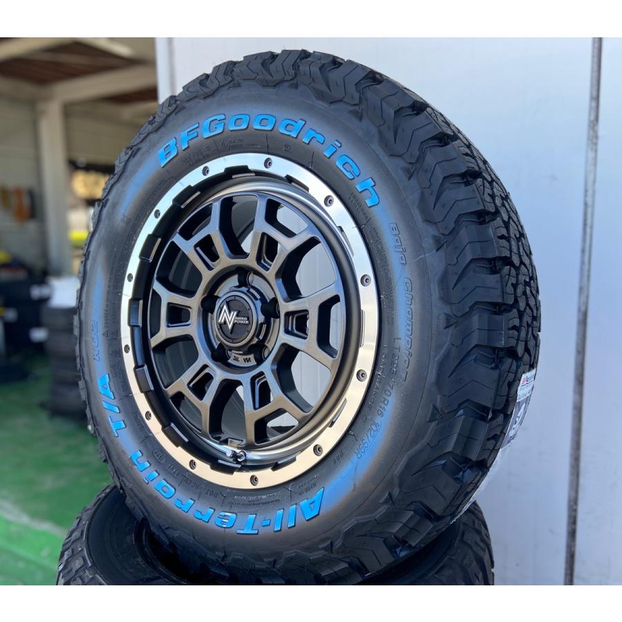 【数量限定アウトレット品】 デリカ D5 エクストレイル CHR クロスロード アウトランダー 16インチ BF グッドリッチ オールテレーン KO2 225/70R16 ナイトロパワー H6 スラッグ 【EIM3116023233】(113400円)