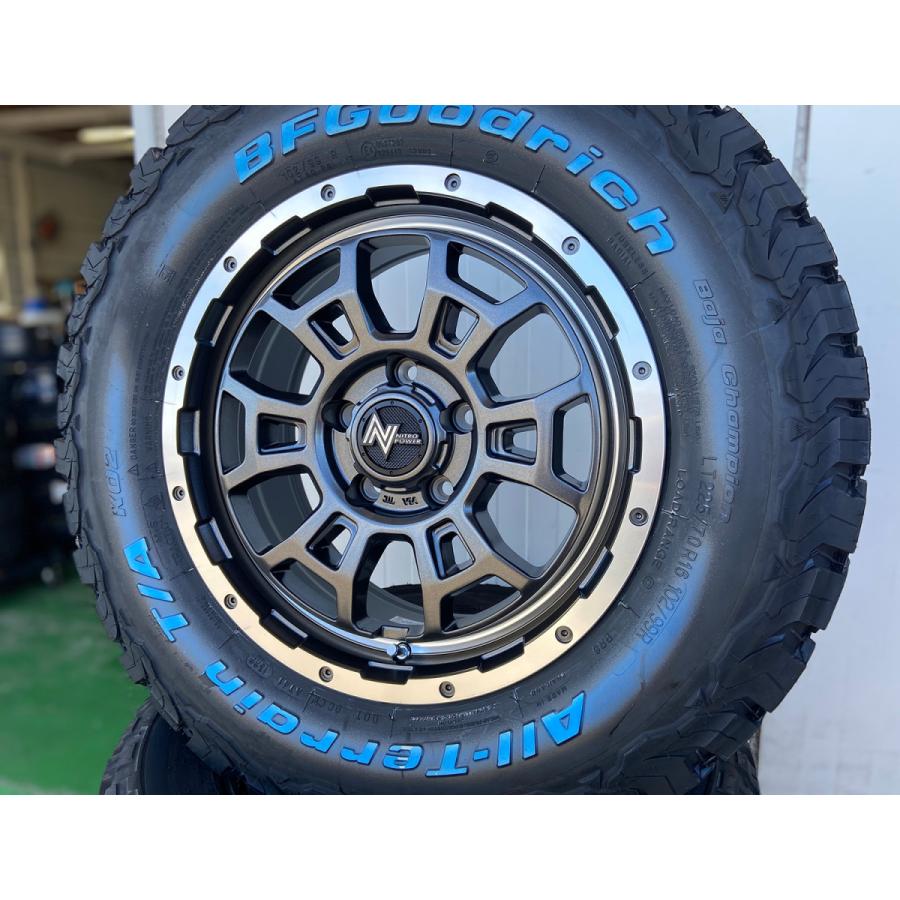 【数量限定アウトレット品】 デリカ D5 エクストレイル CHR クロスロード アウトランダー 16インチ BF グッドリッチ オールテレーン KO2 225/70R16 ナイトロパワー H6 スラッグ 【EIM3116023233】(113400円)