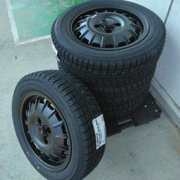 新品 N-BOX タント スペーシア サマータイヤ ホイール4本セット 155/65R14 ヨコハマ アイスガード IG52 Bounty Noel マットブラック 14インチ｜wat2｜10