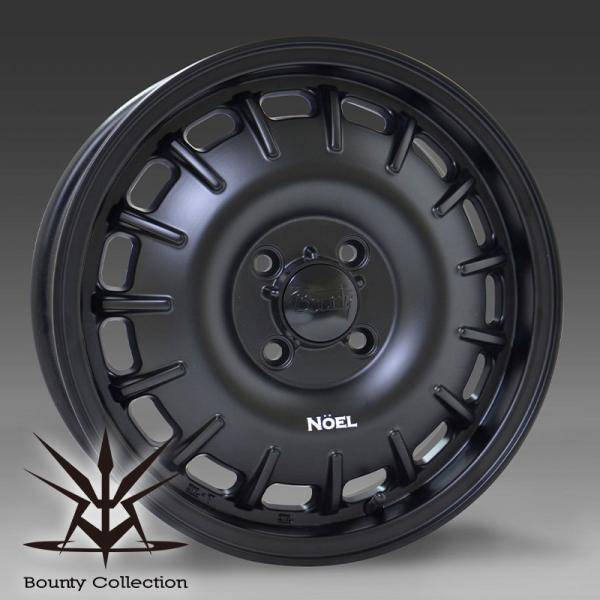Bounty Collection 新品 軽銀銀輪 Noel ノエル つや消し黒いこと 14in  14×5.0 +43 114.3-5H 4本仕かける 町はやりっ子 ともし火はやりっ子 爆買