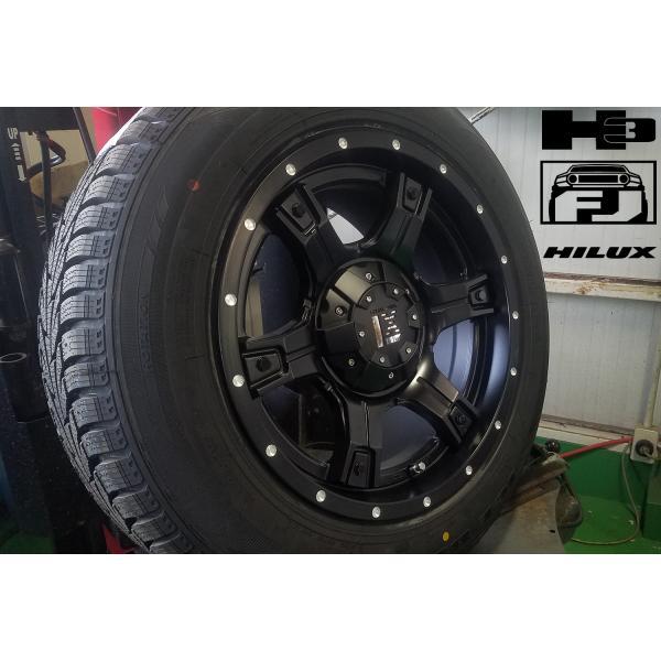 即日発送 スタッドレス ランドクルーザー プラド FJクルーザー H3 SAILUN 265/70R17 265/65R17 新品 タイヤ ホイール セット 17インチ １台分｜wat2｜02