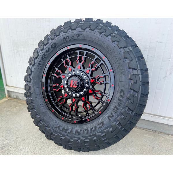 プラド ハイラックス FJ H3 タイヤホイールセット 17インチ PreDator TOYO OPENCOUNTYR MT 265/65RR17 265/70R17｜wat2｜07