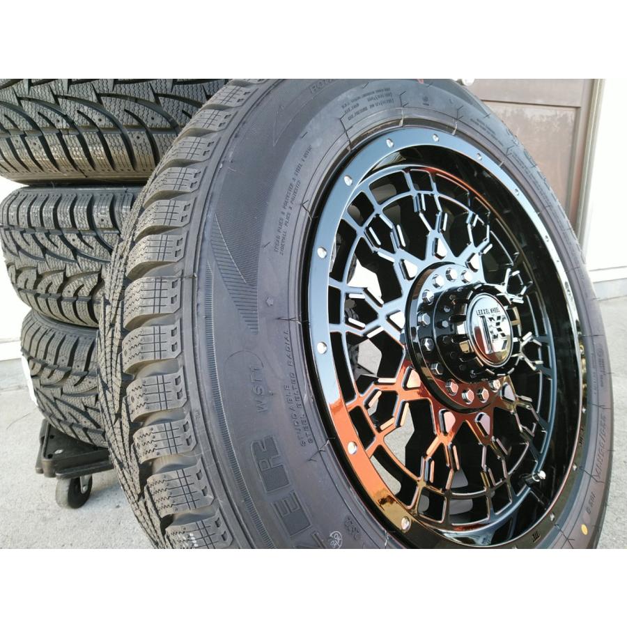 翌日発送 JL JK ラングラー スタッドレスタイヤホイールセット 18インチ SAILUN WST2 265/65R18 18インチ