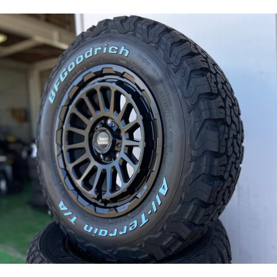 デリカD5 エクストレイル CHR アウトランダー 16インチ BF グッドリッチ オールテレーン KO2 225/70R16 バークレイ・ハードロック リザード