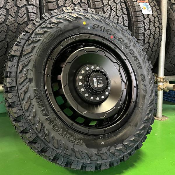 リフトアップジムニー jb64 16インチ タイヤホイール4本セット ヨコハマ ジオランダー MT G003 225/75R16 215/70R16 夏タイヤ LEXXEL SwaGGer スワッガーの画像