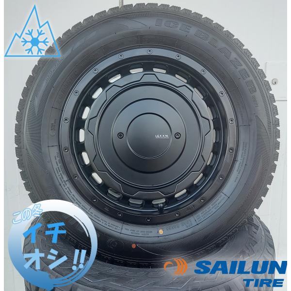 ICE BLAZER 即納 ジムニー シエラ JB74 スタッドレスタイヤホイール