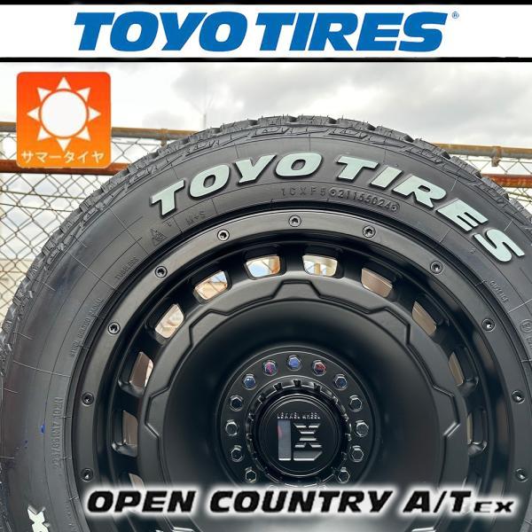 【新品】  CX8 CX5 アウトランダー サマータイヤ ホイール 17インチ TOYO OPENCOUNTRY A/T EX 225/65R17 ４本セット SwaGGer 爆買の画像