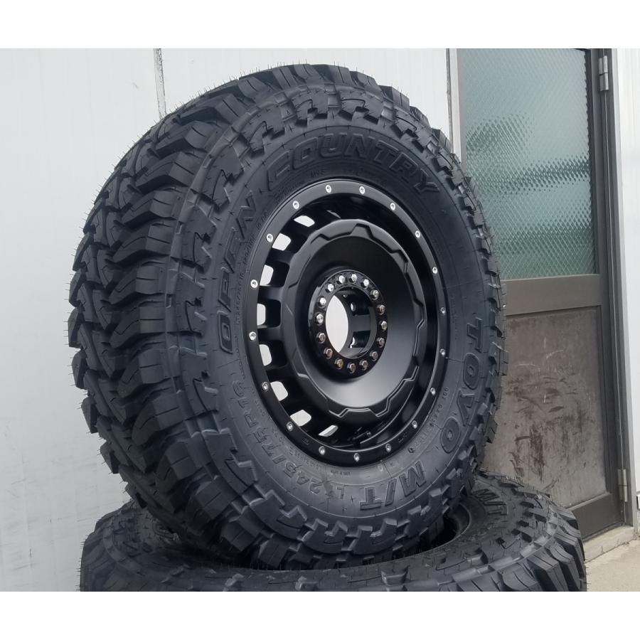 ランクル 70/60 70プラド ナロー 標準ボディー用 トーヨー オープンカントリー MT 245/75R16 タイヤホイールセット 16インチ 4本セット｜wat2｜06