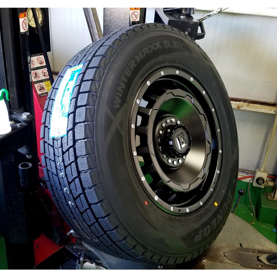 DUNLOP WINTER MAXX SJ8 265/65R17 17インチ スタッドレス 4本 バリ溝