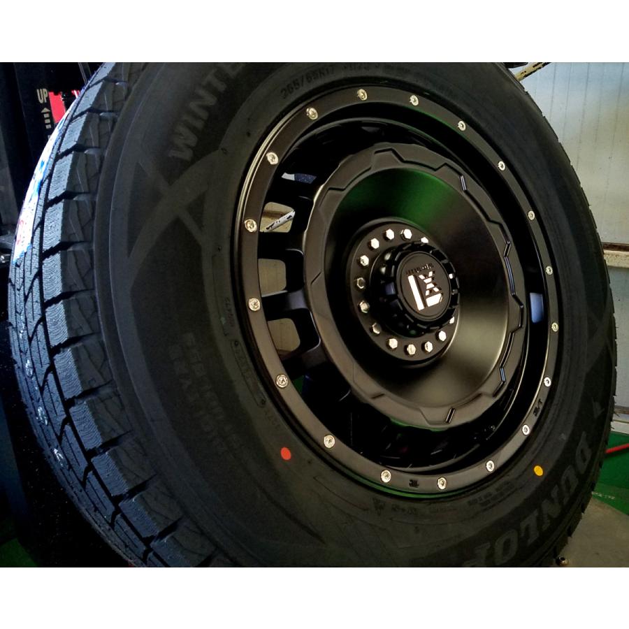 265/65R17スタッドレスホイールセットバリ山 YOKOHAMAスタッドレスタイヤ265/65R17(4本ホイールセット)