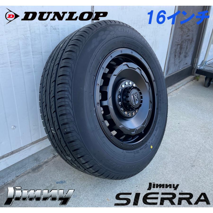 ジムニーシエラ JB74 16インチ LEXXEL SwaGGer スワッガー ダンロップ グラントレックPT3 215/70R16 225/70R16 タイヤホイールセット 16インチ サマータイヤの画像