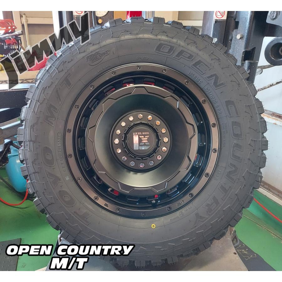 マッドタイヤ JB64 JB23 JB22 JA12 JA11 ジムニー  新品タイヤホイール4本セット トーヨー オープンカントリー MT R 195R16の画像