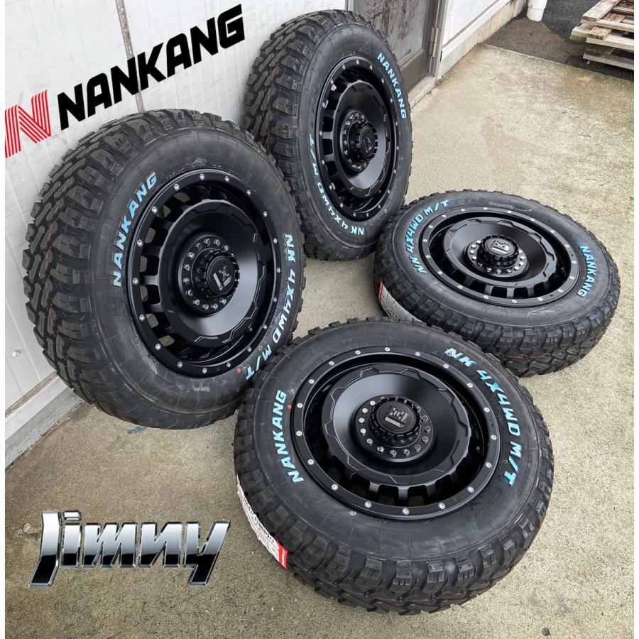 ジムニー JB23 JB64 JA11 JA12 JA22 タイヤホイール 16インチ ナンカン FT9 175/80R16 ホワイトレター 4本セット