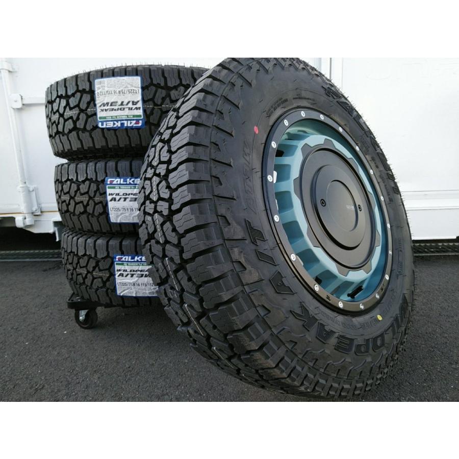 ファルケン WILDPEAK AT3W 225/75R16 235/70R16 タイヤホイールセット デリカD5 RAV4 エクストレイル CX5 アウトランダー 16インチ SwaGGer Old
