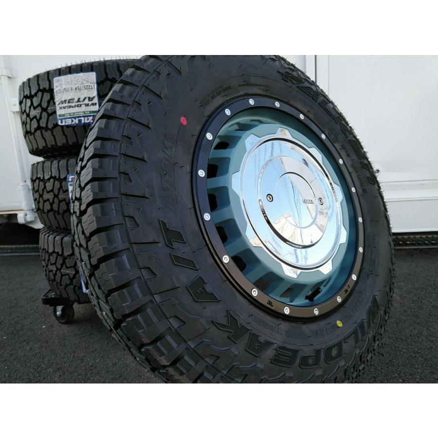 WILDPEAK ファルケン AT3W 225/75R16 235/70R16 タイヤホイールセット 