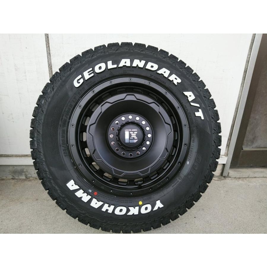 ヨコハマ ジオランダー A/T G015 185/85R16 ホワイトレター ジムニー JB64 JB23 タイヤホイール 16インチ SwaGGer 爆買の画像