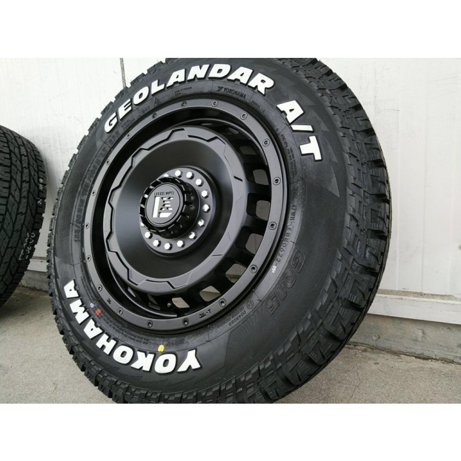ヨコハマ ジオランダー A/T G015 185/85R16 ホワイトレター ジムニー JB64 JB23 タイヤホイール 16インチ SwaGGer 爆買の画像