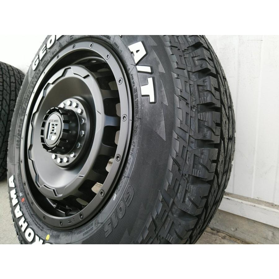 ヨコハマ ジオランダー A/T G015 185/85R16 ホワイトレター ジムニー JB64 JB23 タイヤホイール 16インチ SwaGGer 爆買の画像