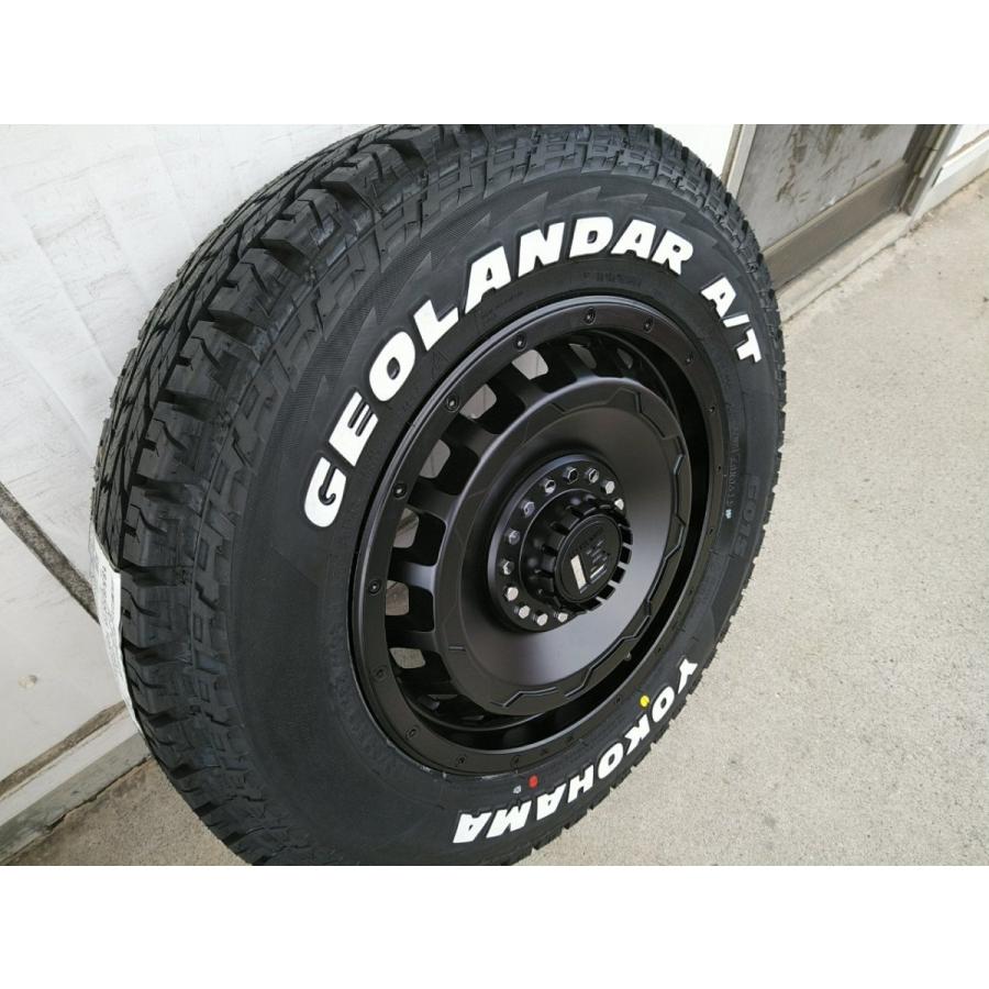 ヨコハマ ジオランダー A/T G015 185/85R16 ホワイトレター ジムニー JB64 JB23 タイヤホイール 16インチ SwaGGer 爆買の画像