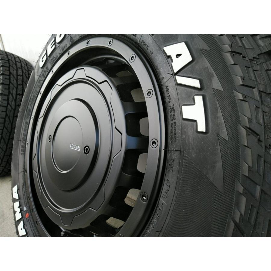 ジムニー JB64 JB23 タイヤホイール ヨコハマ ジオランダー A/T G015 185/85R16 ホワイトレター 16インチ SwaGGerの画像
