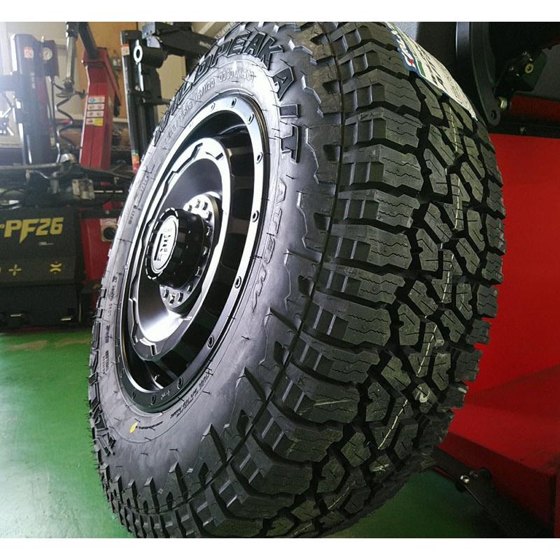 人気 ジムニー シエラ タイヤホイールセット ファルケン ワイルドピーク AT3W 225/75R16 LEXXEL SwaGGer 16インチの画像