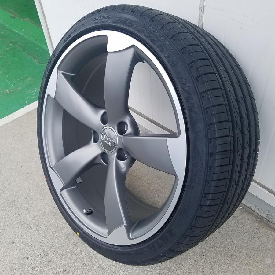 アウディ Audi A5(8T),Ａ4,TT(8J) ,A6(4F) 19インチ 新品タイヤホイールセット 19x8.5 +40 112-5H 4本セット 1台分 爆買の画像