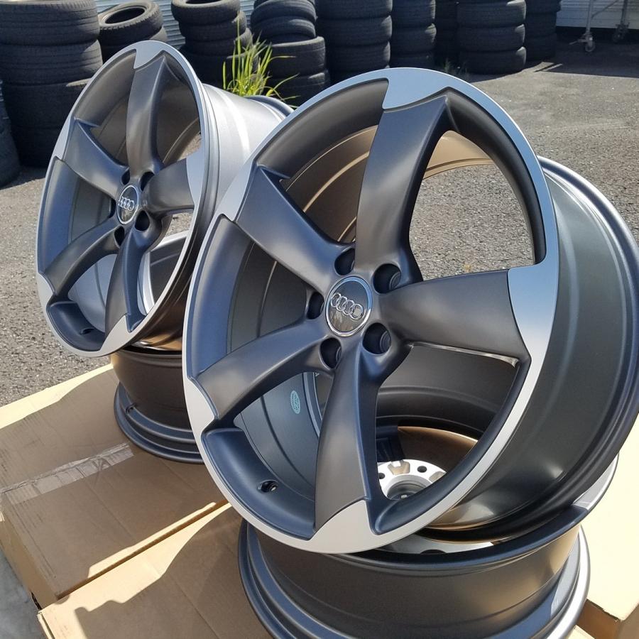 アウディ Audi A5(8T),Ａ4,TT(8J) ,A6(4F) 19インチ 新品タイヤホイールセット 19x8.5 +40 112-5H 4本セット 1台分 爆買の画像