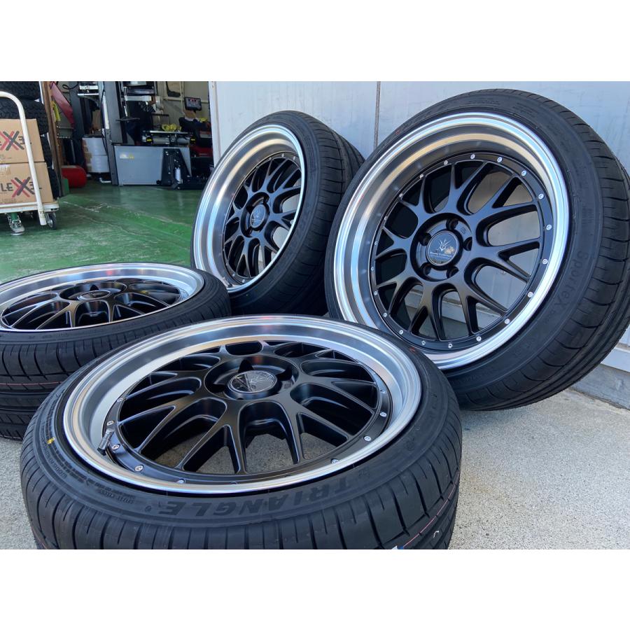 クラウン200系アルミタイヤホイールセット225/40/19、245/35/19 クラウン 200系 19インチ タイヤホイール BD00 特撰タイヤ 新品4