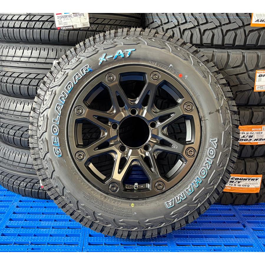 285/70r17 GEOLANDAR　X-AT タイヤのみ ジムニー 新品 4本セット タイヤホイールセット ヨコハマ ジオランダー