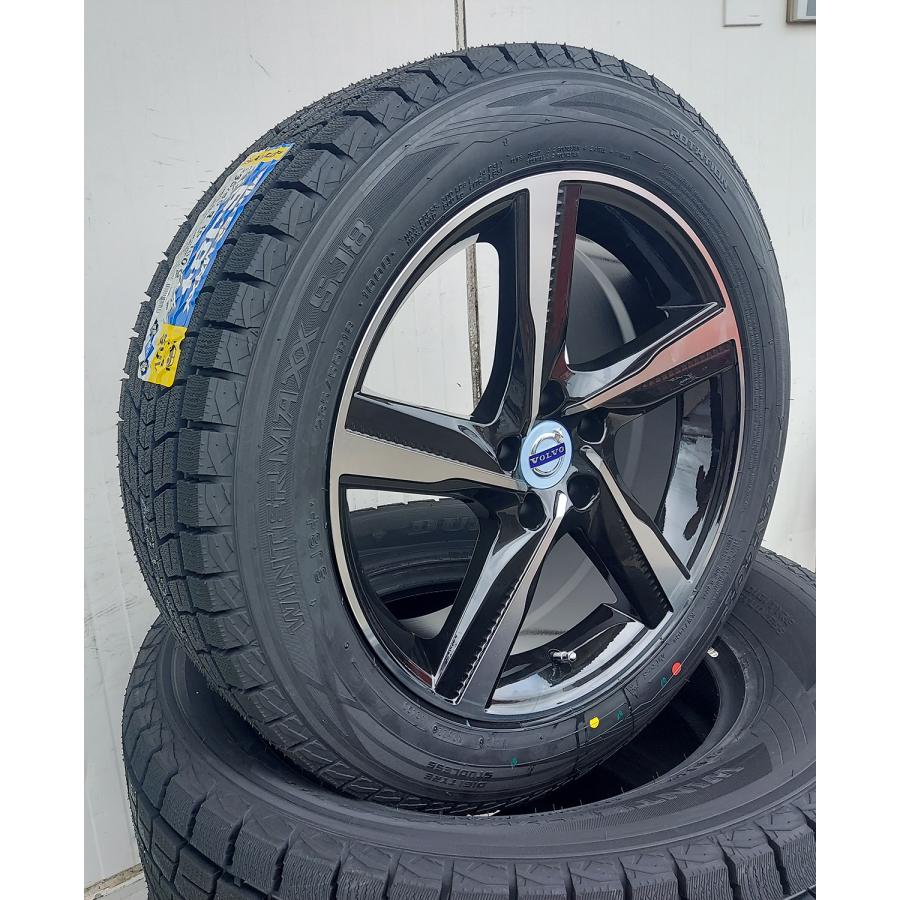 スタッドレス ボルボ XC60 XC40 V90クロスカントリー ダンロップ SJ8+ 235/55R18 18インチ 新品タイヤホイールセット １台分 4本セット｜wat｜03