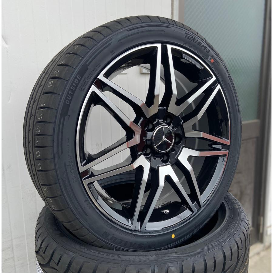 ベンツで使用 ホイールセット 225/40R18 Mercedes-Benz ベンツ Aクラス W176 Cクラス W204 Bクラス(W246