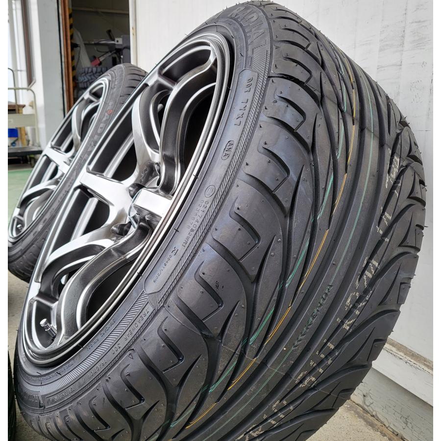 人気商品!! タイヤホイール 新品4本セット 86  Acht-6 KENDA KR20 225/40R18 235/40R18｜wat｜08