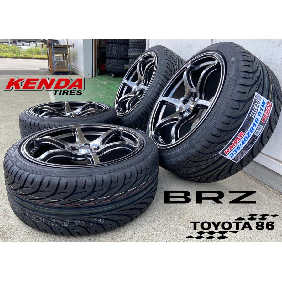 KAISER(KENDA) 86 BRZ タイヤホイール 新品4本セット Acht6 KAISER(KENDA) 86 BRZ タイヤホイール 新品4本セット Acht6