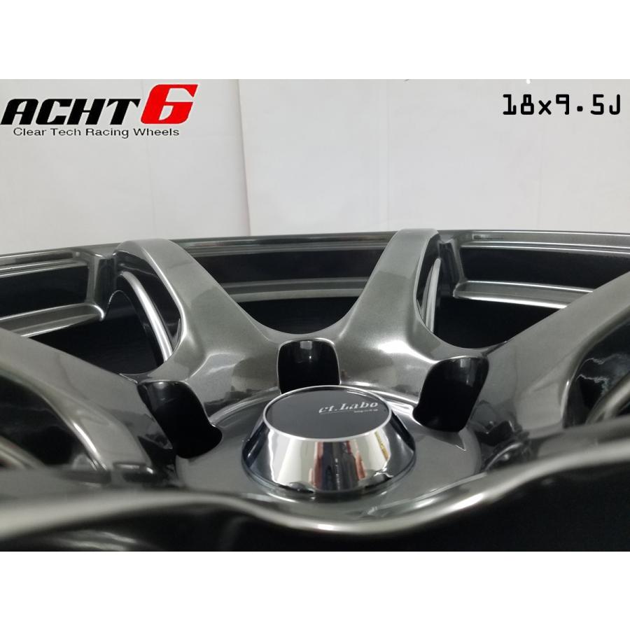 CT-labo Acht-6 18×8.5 +47 100-5H ホイールのみ1本から※複数本対応