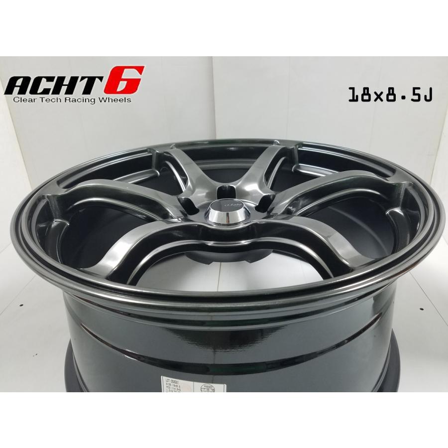 CT-labo Acht-6 18×8.5 +47 100-5H ホイールのみ1本から※複数本対応