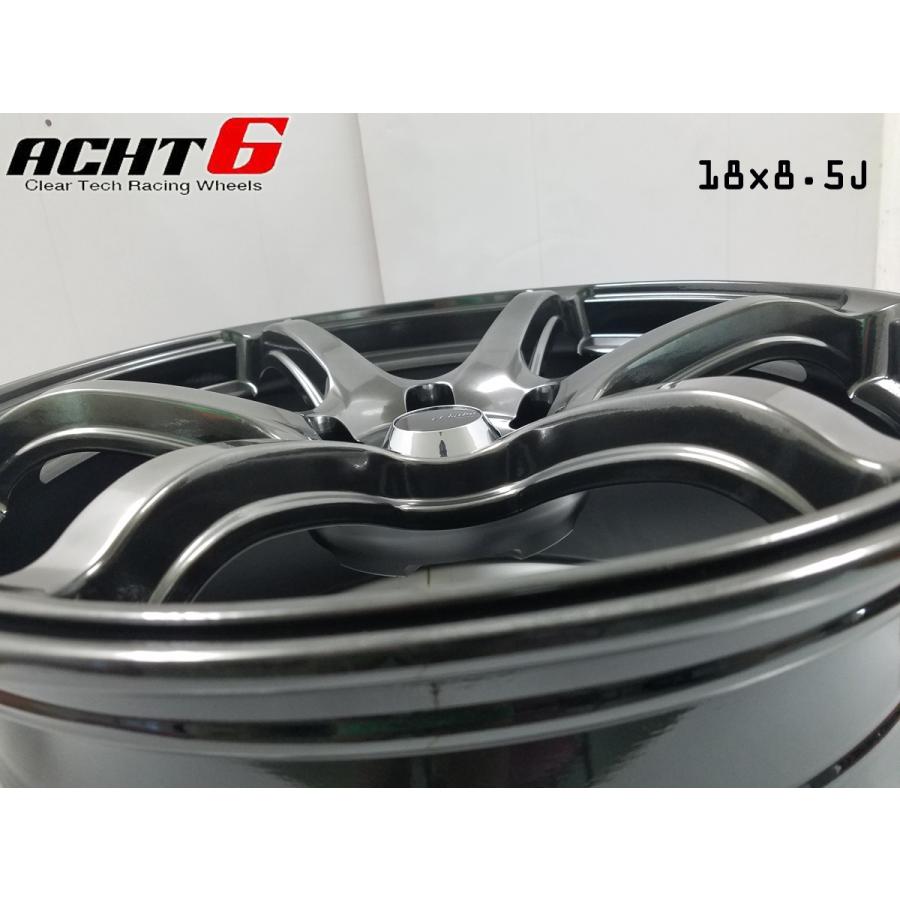 CT-labo Acht-6 18×9.5 +45 100-5H ホイールのみ1本から※複数本対応