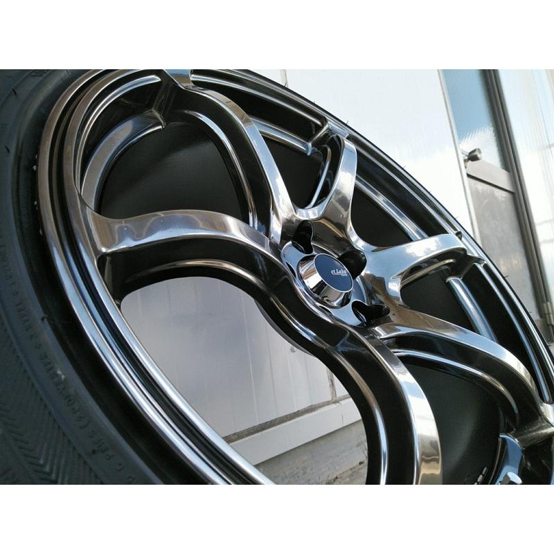 KAISER(KENDA) Acht-6 クロニウムブラック F 8.5J+47 R 9.5J + KAISER(KENDA) Acht-6 クロニウムブラック F 8.5J+47 R 9.5J +