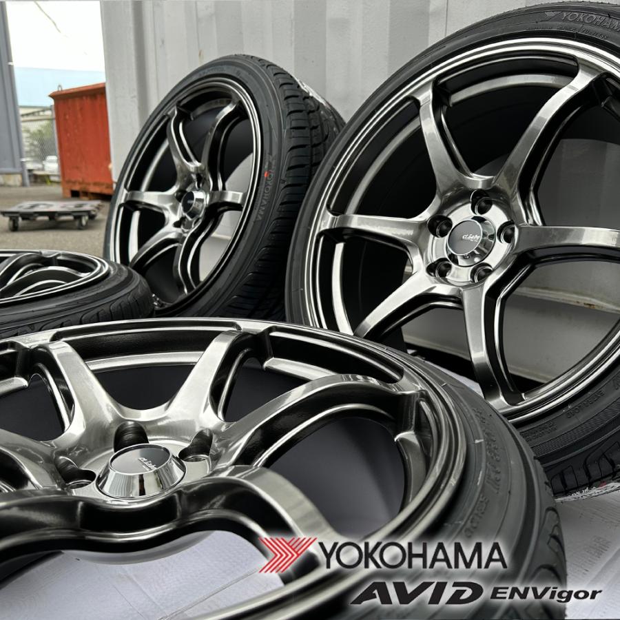【美品】 ヨコハマ ホイールタイヤ 18インチ スバル トヨタ ヨコハマタイヤ（YOKOHAMA TIRE） トヨタ 86 スバル BRZ 18インチ