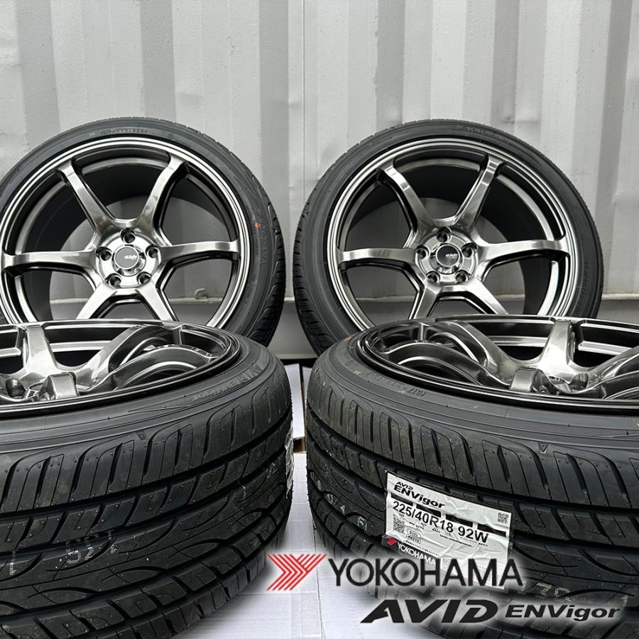 2019年1月に購入　深溝ヨコハマタイヤ＋ホイール4本セット ヨコハマタイヤ（YOKOHAMA TIRE） 送料無料 サマータイヤホイール