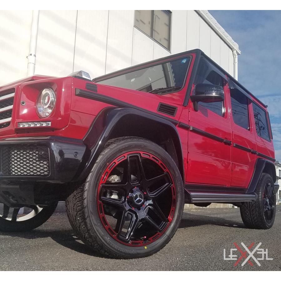 ASANTI VF601 W463 ゲレンデ 285/45R22 山8mm 室内保管 PARADA Spec-X 22インチ 国産タイヤ ベンツ Gクラス ゲレンデ W463