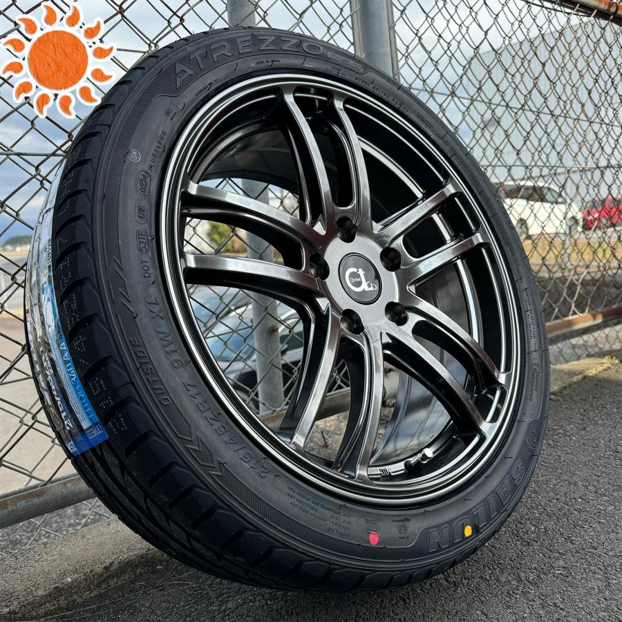 夏タイヤセット 新品 日産 セレナ ホイール タイヤセット 17インチ 特選タイヤ 205/50R17 4本セット Archst（アーチスト）1台分 スポーツ｜wat｜03