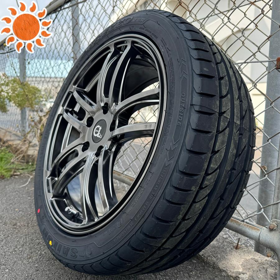 夏タイヤセット 新品 日産 セレナ ホイール タイヤセット 17インチ 特選タイヤ 205/50R17 4本セット Archst（アーチスト）1台分 スポーツ｜wat｜07